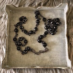 Black Jeweled Replacement Purse Strap